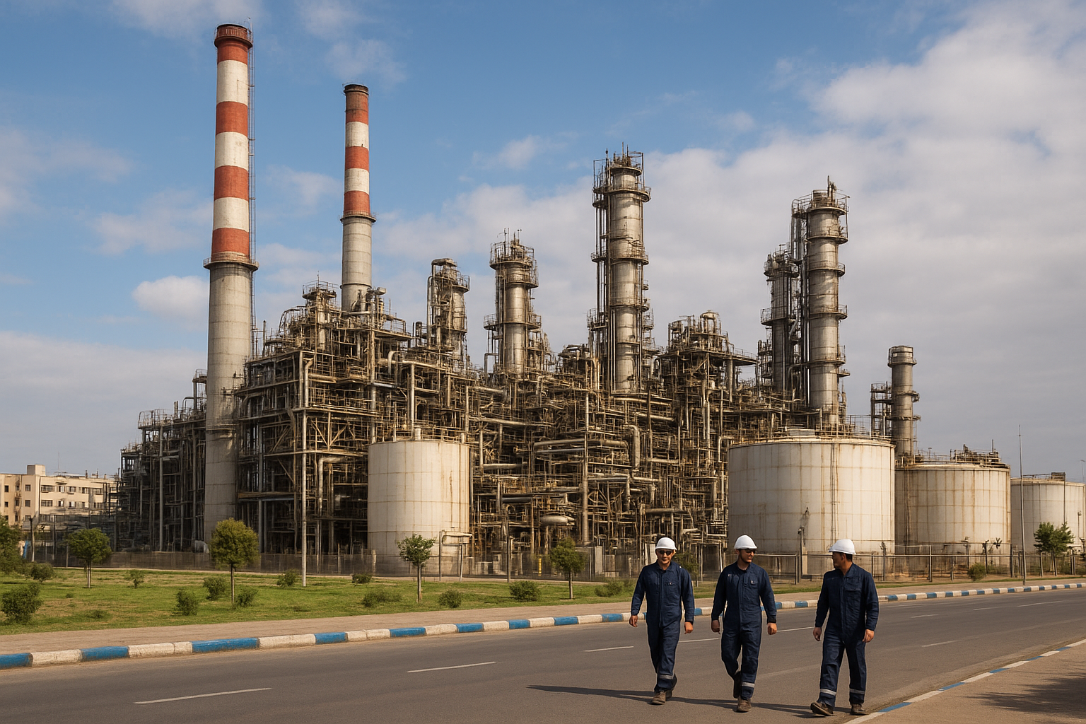 Image de couverture pour l’article "Raffinerie de Sidi Rezine et son impact sur l’économie locale"