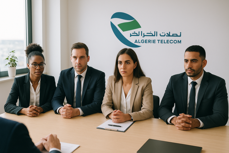 Image de couverture pour l’article "Algérie Télécom Recrutement 2024 : Guide complet pour postuler"