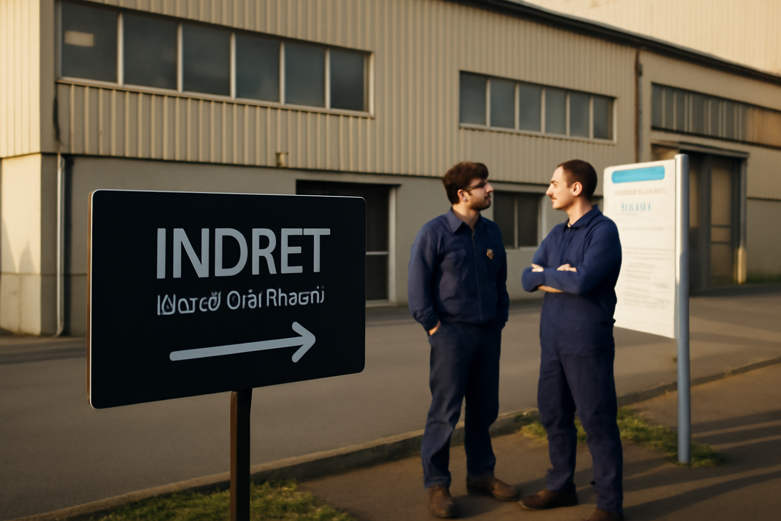 cse naval group indret : bâtiment et accès du site industriel à Indret
