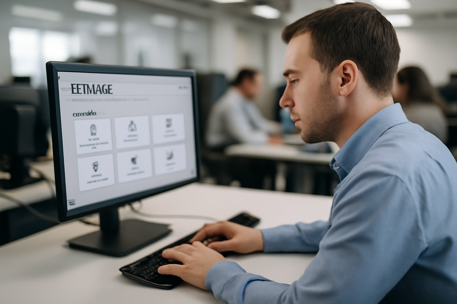 Menu IntraParis avec accès messagerie et services internes après connexion