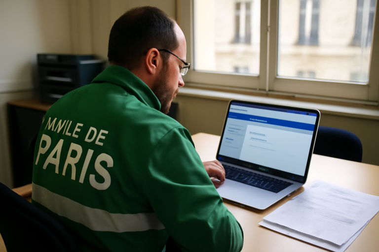 Intra Paris : connexion sécurisée agents