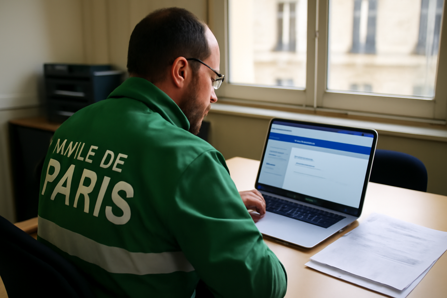 Intra Paris : connexion sécurisée agents