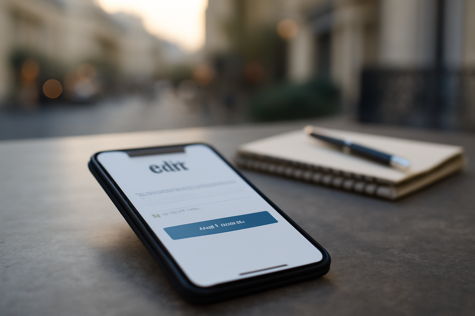 Page « Se connecter » de monlycée.net Paris sur un smartphone