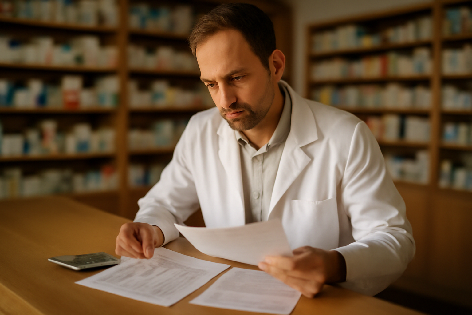 Salaire pharmacien en 2025 : vérification de la grille et de la fiche de paie en officine