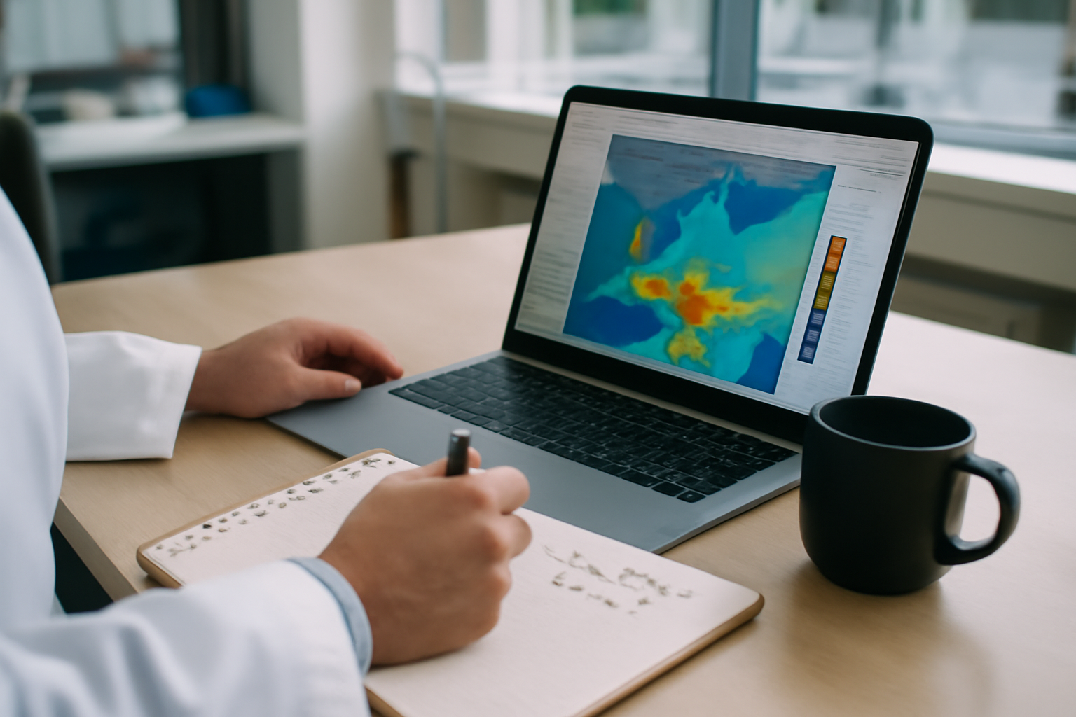 cmocean bibliothèque de colormaps pour visualisation océanographique sur un écran avec cartes et barre de couleur