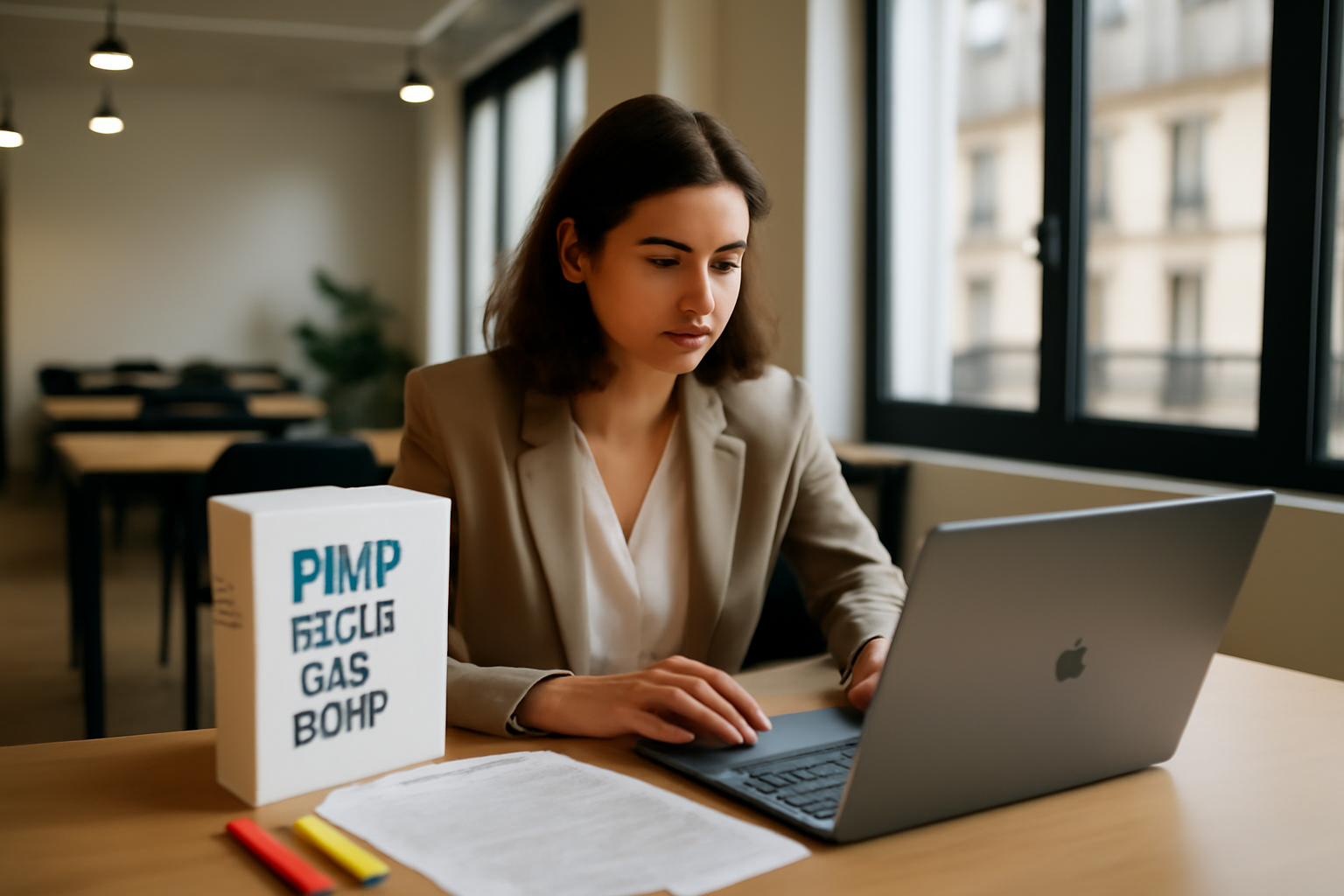 pmp certification examen PMI sur table de travail en France